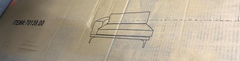 Photo 1 of LEFT ARM LOVESEAT BLACK
