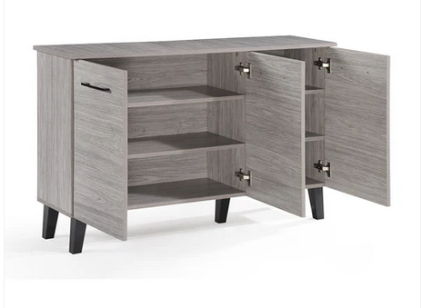 Photo 1 of EMILIA MID CENTURY MODERN FINISHED FIBERBOARD CABINET