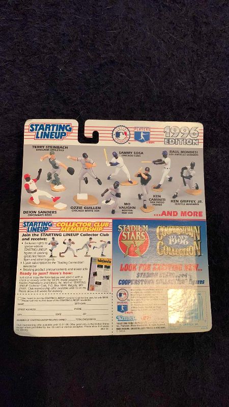 Photo 1 of 1996 MLB BASEBALL STARTING LINEUP KEN GRIFFEY JR. EXTENDED SERIES