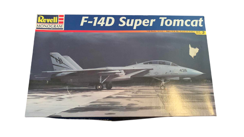Photo 1 of REVELL MONOGRAM F-14D SUPER TOMCAT 1/58 SCALE MODEL KIT