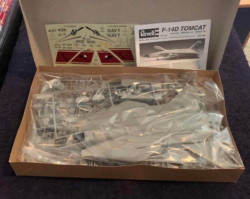 Photo 1 of REVELL MONOGRAM F-14D SUPER TOMCAT 1/58 SCALE MODEL KIT