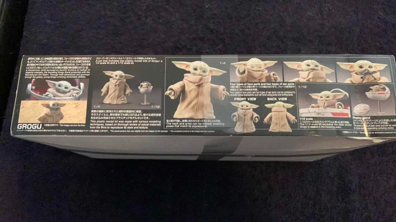 Photo 1 of BANDAI STAR WARS THE MANDALORIAN GROGU MODEL KIT 1/4 SCALE