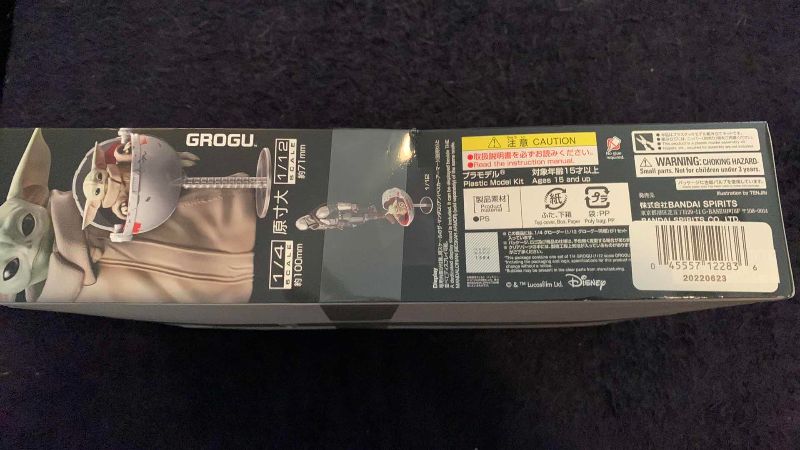 Photo 1 of BANDAI STAR WARS THE MANDALORIAN GROGU MODEL KIT 1/4 SCALE