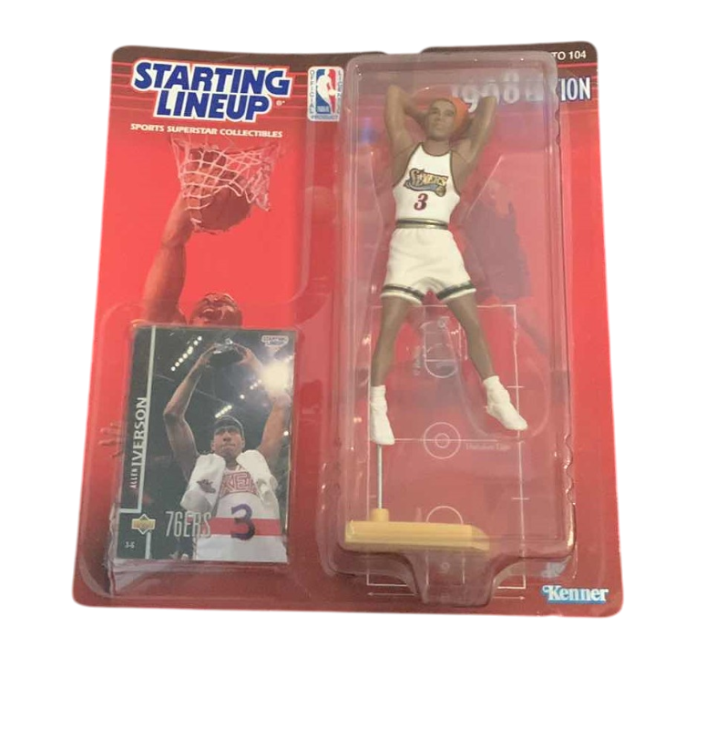 Photo 1 of 1998 NBA BASKETBALL STARTING LINEUP ALLEN IVERSON