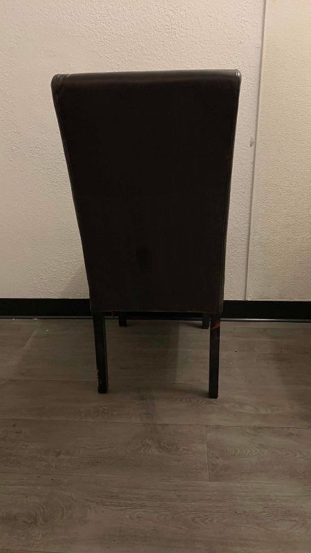 Photo 1 of HIGH BACK DINING CHAIR FAUX LEATHER