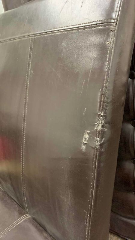 Photo 1 of HIGH BACK DINING CHAIR FAUX  LEATHER