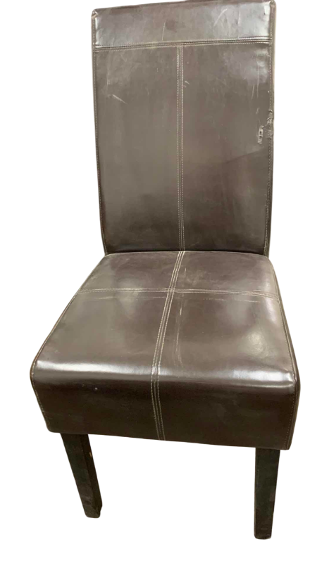 Photo 1 of HIGH BACK DINING CHAIR FAUX  LEATHER