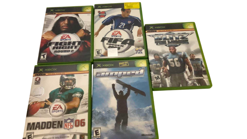 Photo 1 of 5-XBOX GAMES