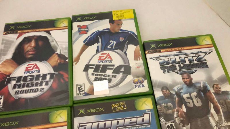 Photo 1 of 5-XBOX GAMES
