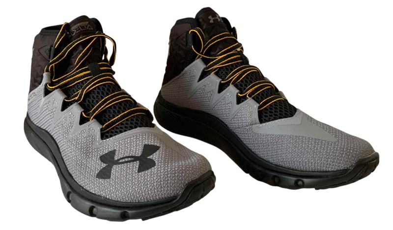 Photo 1 of UNDER ARMOUR PROJECT ROCK DELTA SHOES SIZE 7.5 GREY