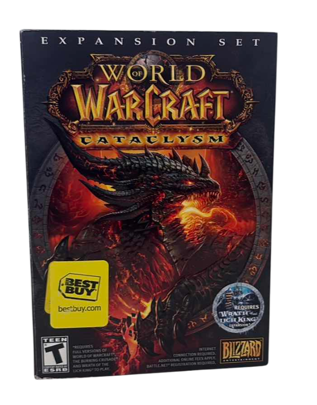 Photo 1 of WORLD OF WAR CRAFT CATACLYSM PC DVD EXPANSION SET FACTORY SEALED