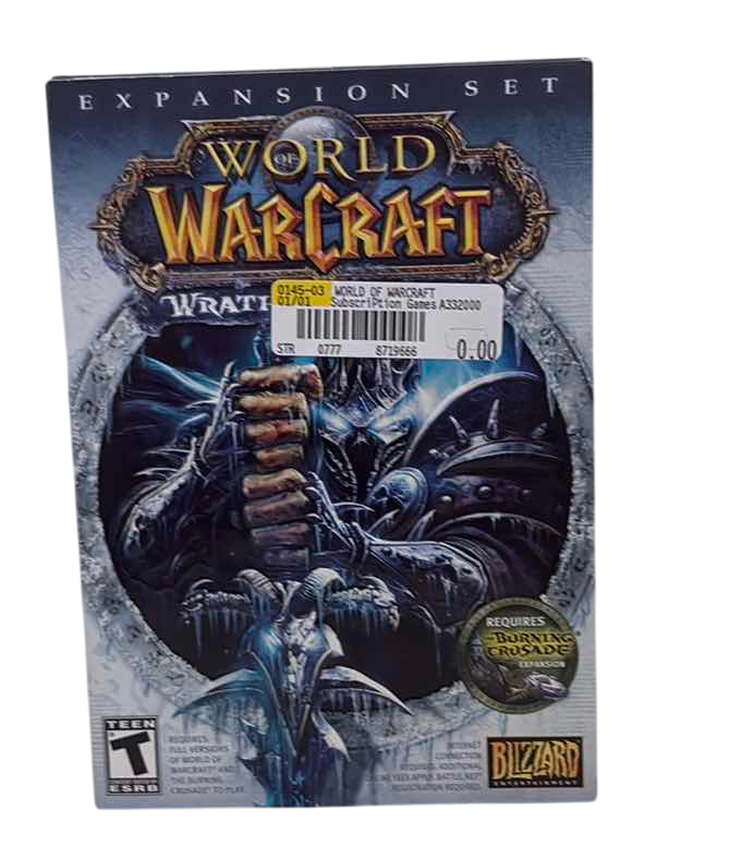 Photo 1 of WORLD OF WARCRAFT WRATH OF THE LICH KING EXPANSION SET PC, 2008 FACTORY SEALED