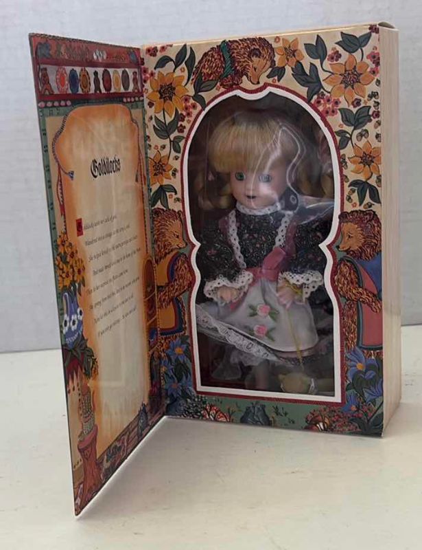 Photo 1 of VTG  GOLDILOCKS STORYBOOK DOLL BY MARIE OSMOND FACTORY SEALED