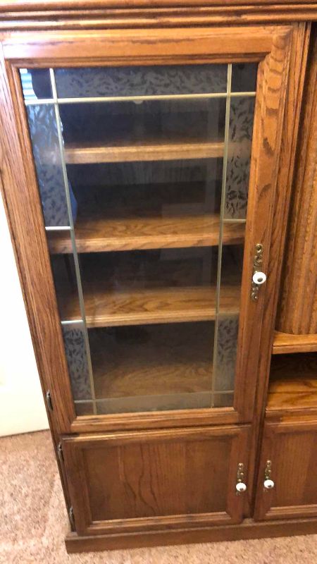 Photo 1 of WOOD TELEVISION CONSOLE 54” X 18” H 55”
