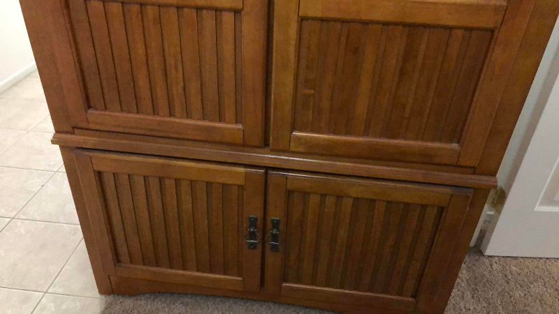 Photo 1 of TELEVISION CONSOLE 47” X 34” H 74”