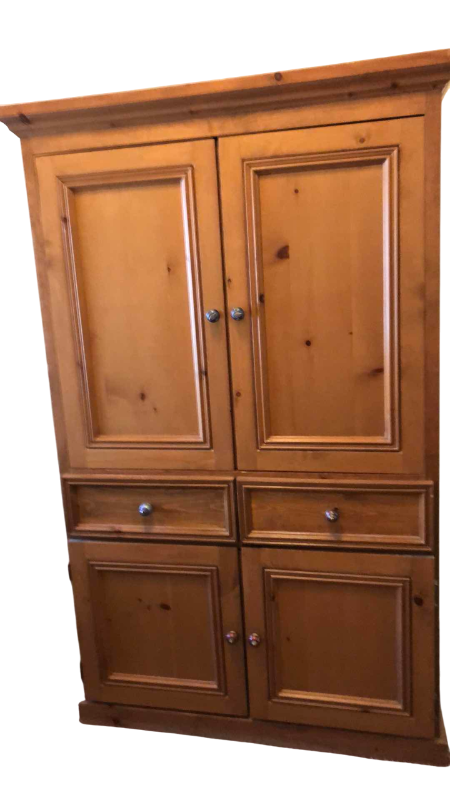 Photo 1 of TELEVISION CONSOLE 47” X 27” 76”