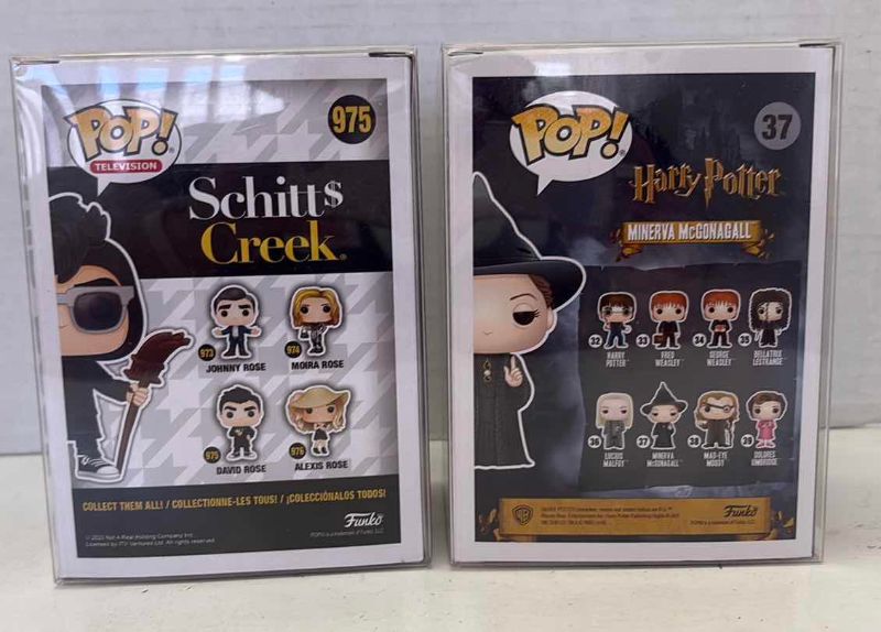 Photo 1 of FUNKO POP DAVID ROSE AND MINERVA MCGONAGALL