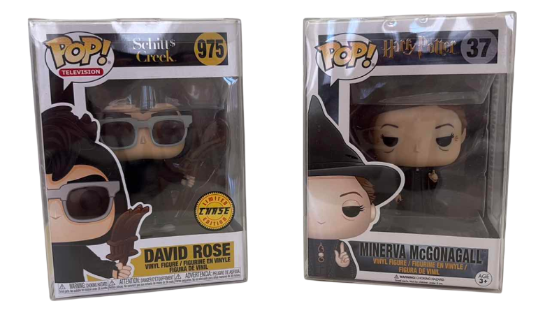 Photo 1 of FUNKO POP DAVID ROSE AND MINERVA MCGONAGALL