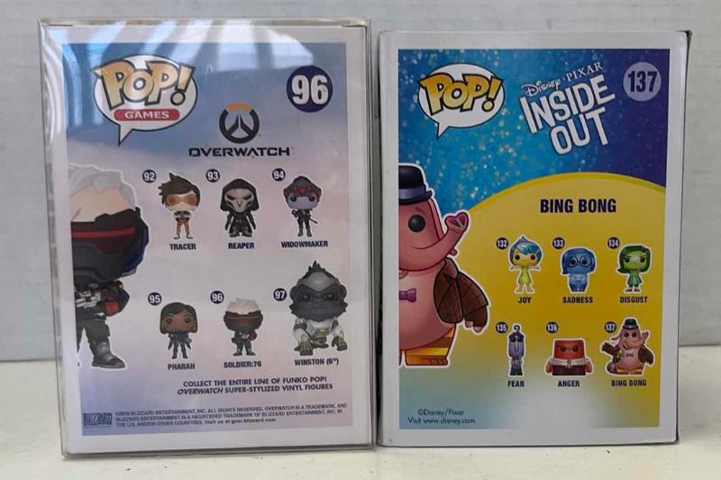 Photo 1 of FUNKO POP SOLDIER:76 AND BING BONG