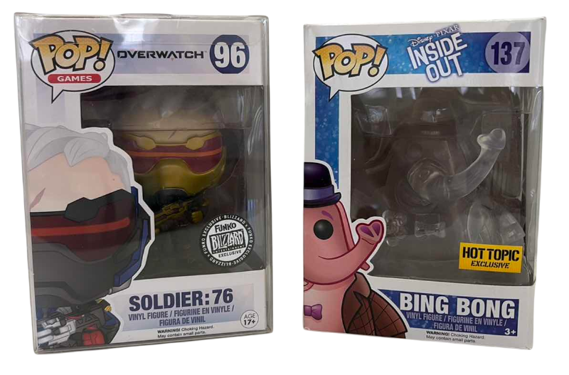 Photo 1 of FUNKO POP SOLDIER:76 AND BING BONG