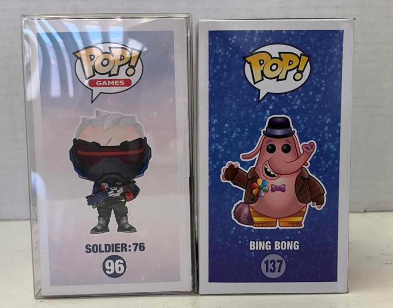 Photo 1 of FUNKO POP SOLDIER:76 AND BING BONG
