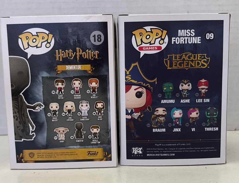 Photo 1 of FUNKO POP DEMENTOR AND MISS FORTUNE