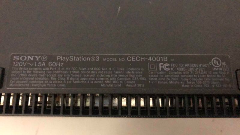 Photo 1 of SONY PLAYSTATION 3 VIDEO GAME SYSTEM WITH A CONTROLLER