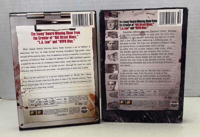 Photo 1 of MURDER ONE THE COMPLETE FIRST AND SECOND SEASON DVD