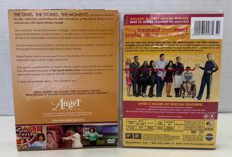 Photo 1 of THE OPRAH WINFREY 20th ANNIVERSARY COLLECTION AND GLEE THE COMPLETE FIRST SEASON DVD