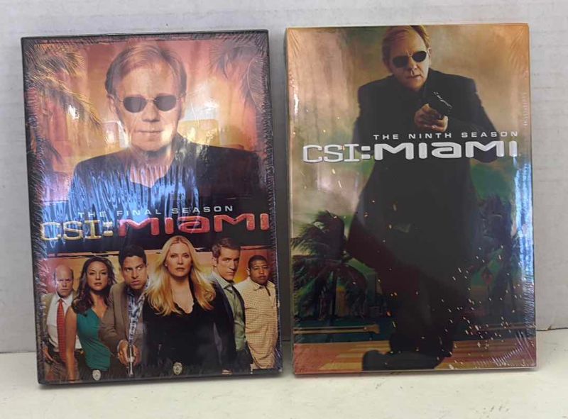 Photo 1 of CSI MIAMI SIXTH THROUGH THE FINAL SEASON FACTORY SEALED DVD'S