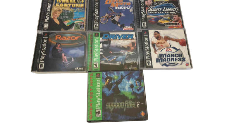 Photo 1 of 7-SONY PLAYSTATION ONE GAMES