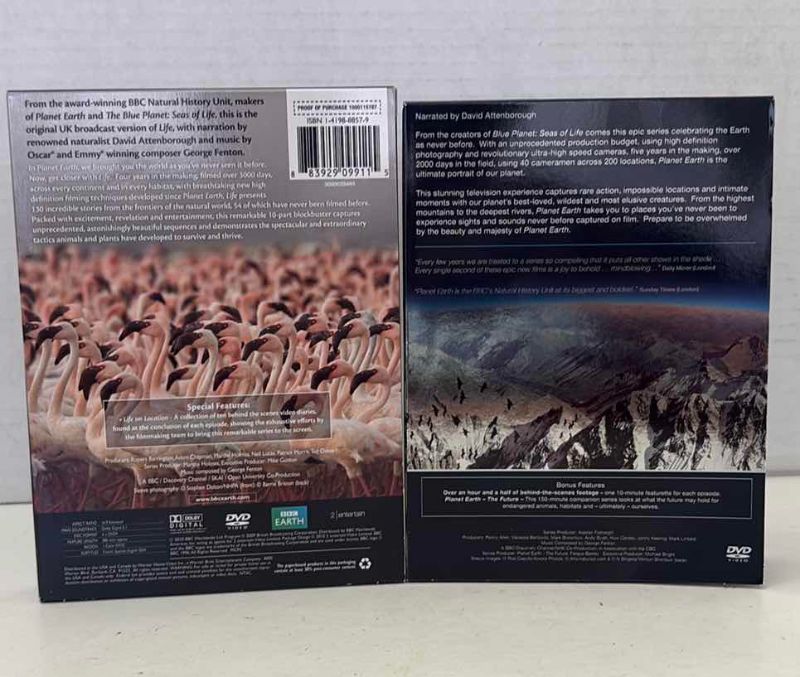 Photo 1 of MISCELLANEOUS EDUCATIONAL PLANET EARTH DVD SETS