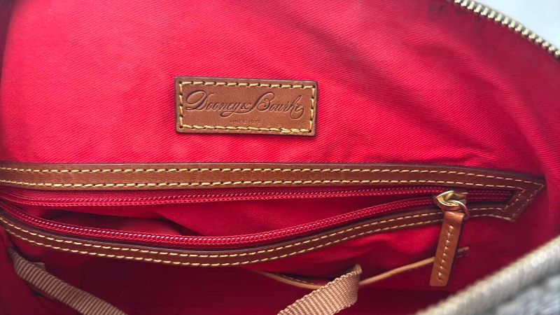Photo 1 of DOONEY AND BOURKE PYTHON SATCHEL WITH DUSTCOVER