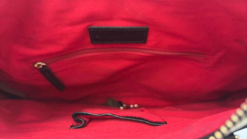 Photo 1 of DOONEY AND BOURKE ZEBRA PRINT SHOULDER BAG WITH DUSTCOVER
