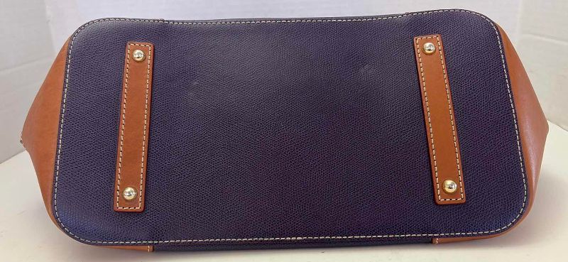 Photo 1 of DOONEY AND BOURKE LARGE PLUM SHOULDER BAG WITH SMALL COIN PURSE AND DUST COVER