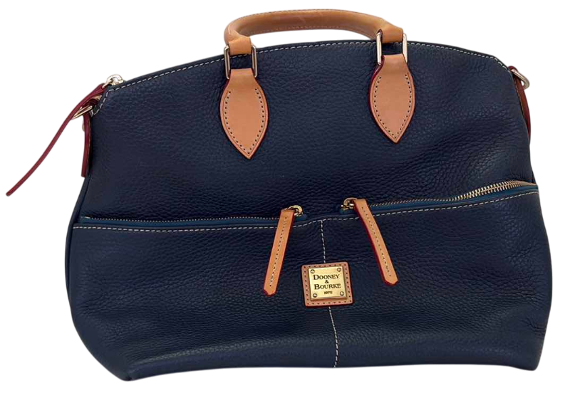 Photo 1 of DOONEY AND BOURKE LEATHER GREEN SHOULDER BAG WITH DUST COVER AND KEY CHAIN