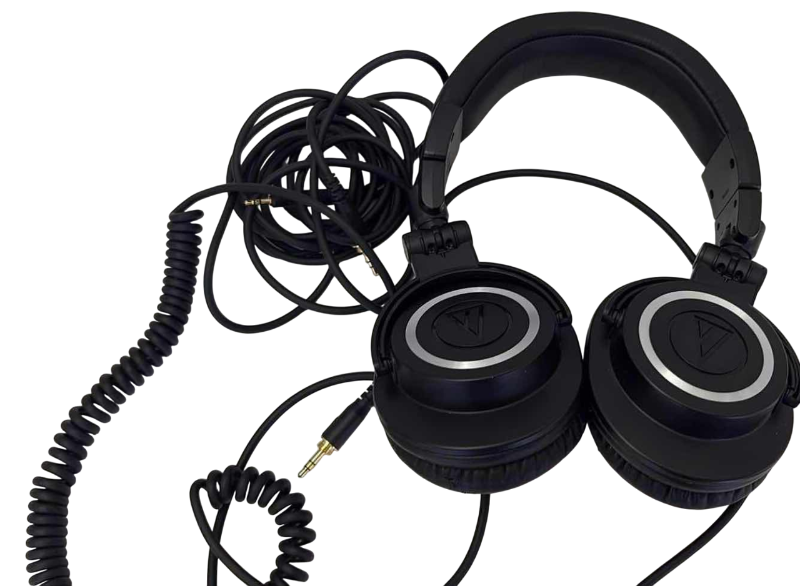 Photo 1 of AUDIO TECHNICA PROFESSIONAL STUDIO MONITOR HEADPHONES ATH M50X
