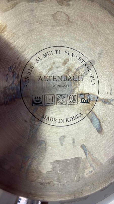 Photo 1 of ALTEN BACH STAINLESS STEEL WOK 5 PLY