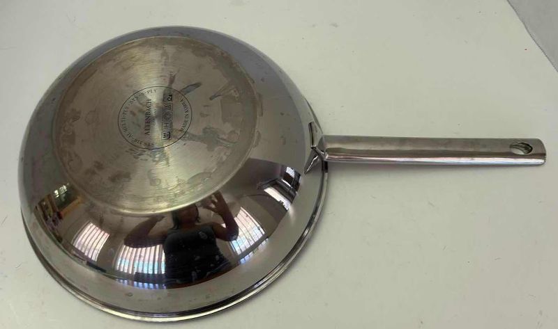 Photo 1 of ALTEN BACH STAINLESS STEEL WOK 5 PLY