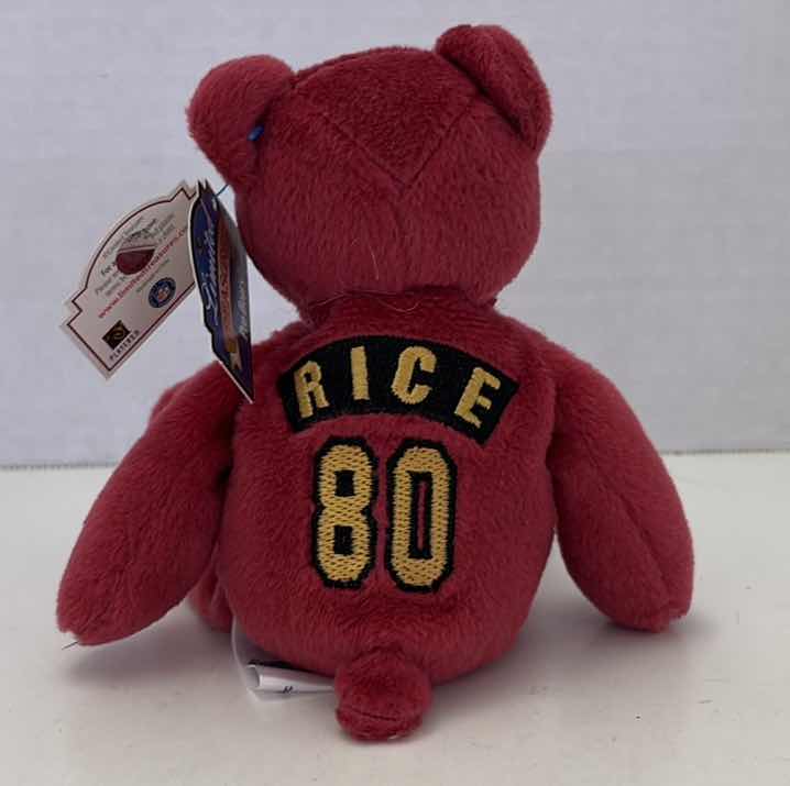 Photo 1 of JERRY RICE 49ERS NFL FOOTBALL FIGURINES PLUS PLUSH
