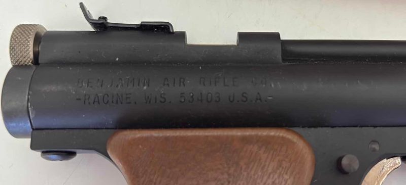 Photo 1 of VINTAGE BENJAMIN HB17 PELLET/BB GUN WITH PELLETS