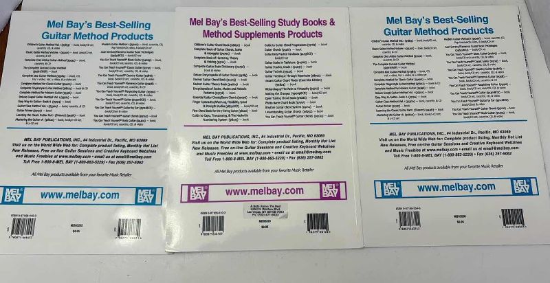 Photo 1 of GUITAR AND PIANO INSTRUCTIONAL MUSIC BOOKS