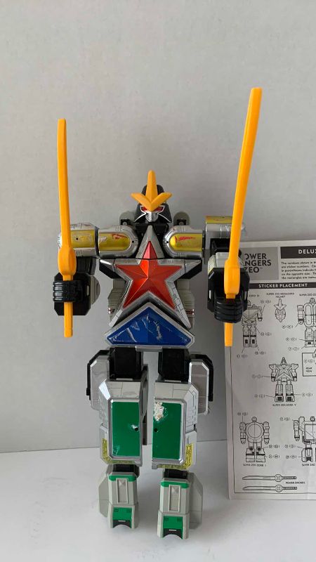 Photo 1 of 1995 POWER RANGERS ZEO ACTION FIGURE 13”