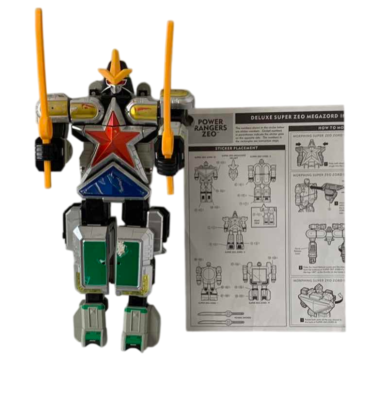 Photo 1 of 1995 POWER RANGERS ZEO ACTION FIGURE 13”