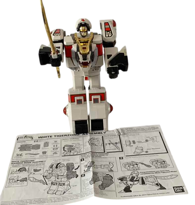 Photo 1 of 1994 WHITE TIGERZORD MIGHTY MORPHIN POWER RANGERS 