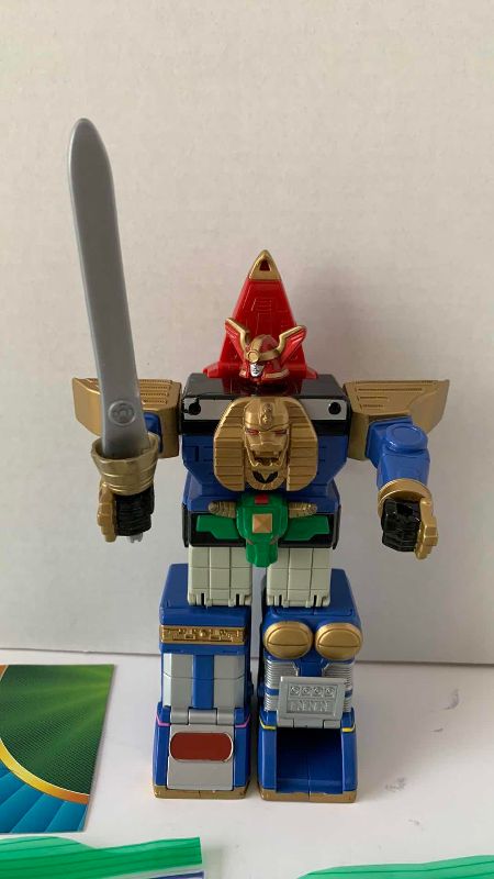 Photo 1 of MICRO ZEO ZORD V AND 5-PLAYSETS MIGHTY MORPHIN POWER RANGERS
