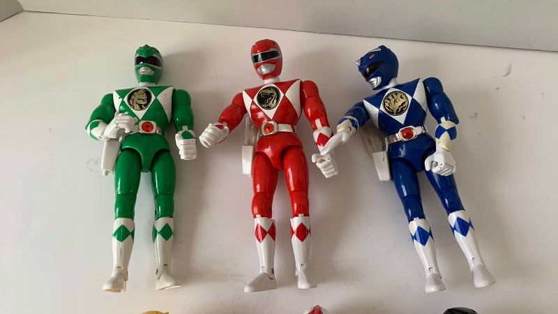 Photo 1 of 8” MIGHTY MORPHIN POWER RANGERS ACTION FIGURE SET