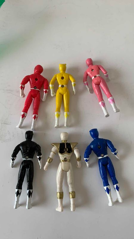 Photo 1 of 4” MIGHTY MORPHIN POWER RANGERS ACTION FIGURE SET
