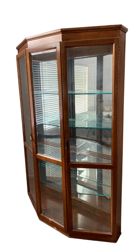 Photo 1 of MIRRORED CURIO CABINET 49” X 15” H 76”