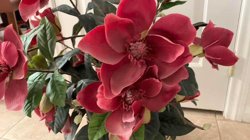 Photo 1 of MAGNOLIA TREE FLORAL ARRANGEMENT 28”